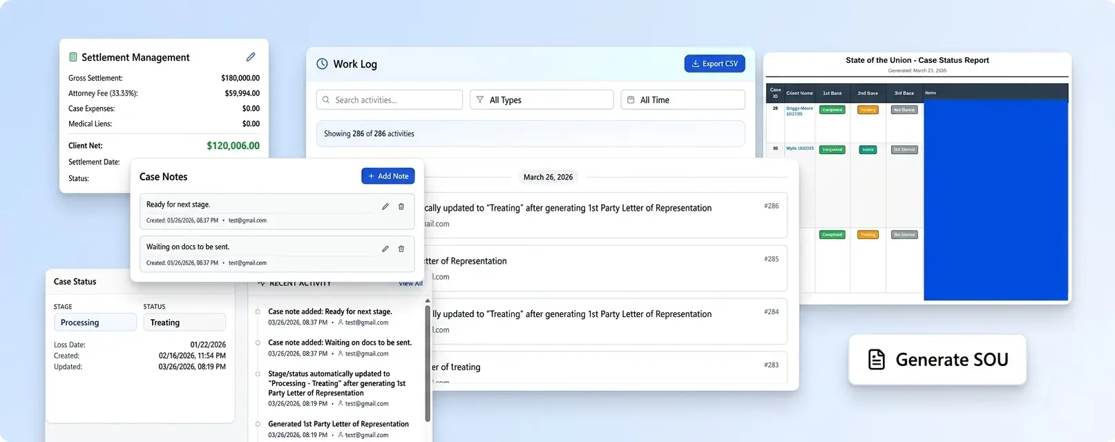 Case Visibility Dashboard